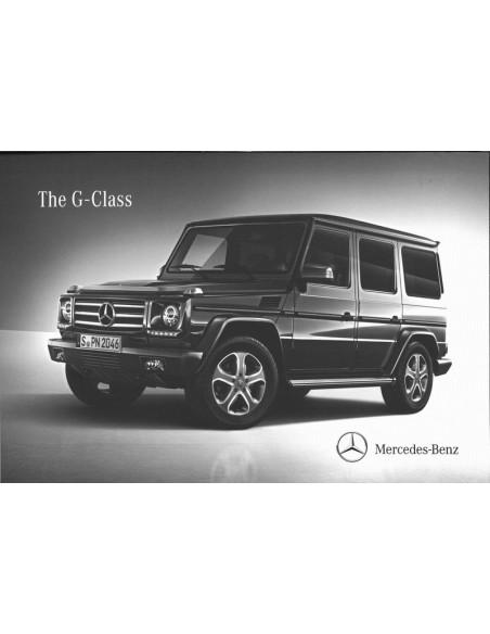 2013 MERCEDES BENZ G KLASSE BROCHURE THAIS