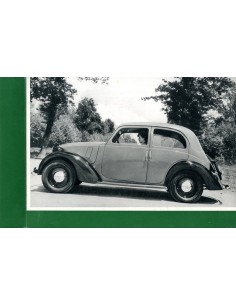 1938 FIAT BALILLA BROCHURE NEDERLANDS 2