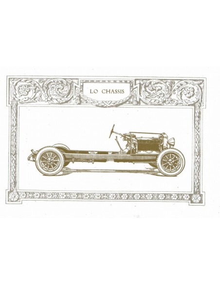 1925 FIAT 519 BROCHURE ITALIAANS