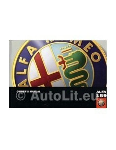 2005 ALFA ROMEO 159 INSTRUCTIEBOEKJE ENGELS