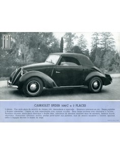 1937 FIAT 508/C LEAFLET FRANS 2