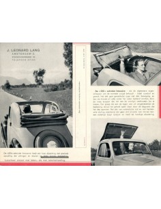 1936 FIAT 500 CABRIOLET LEAFLET NEDERLANDS 2