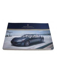 2010 MASERATI GRANCABRIO INSTRUCTIEBOEKJE ITALIAANS