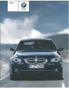 2007 BMW 5 SERIE INSTRUCTIEBOEKJE NEDERLANDS