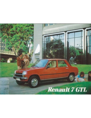 1980 RENAULT 7 GTL BROCHURE SPAANS