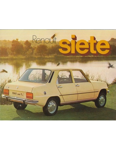 1975 RENAULT 7 BROCHURE SPAANS