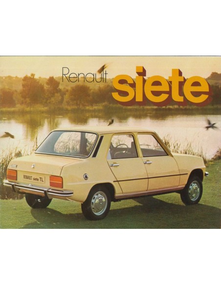 1975 RENAULT 7 BROCHURE SPAANS