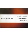 1966 AUTOBIANCHI QUATTROPOSTI PANORAMICA CABRIOLET BROCHURE NEDERLANDS
