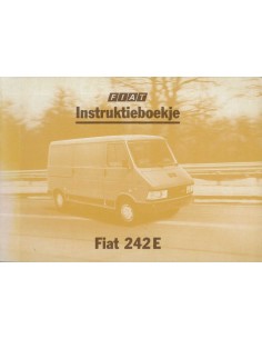 1981 FIAT 242 E INSTRUCTIEBOEKJE NEDERLANDS