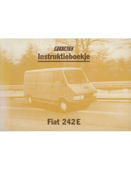 1981 FIAT 242 E INSTRUCTIEBOEKJE NEDERLANDS