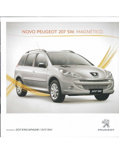 2011 PEUGEOT ESCAPADE & SW BROCHURE PORTUGESISCH
