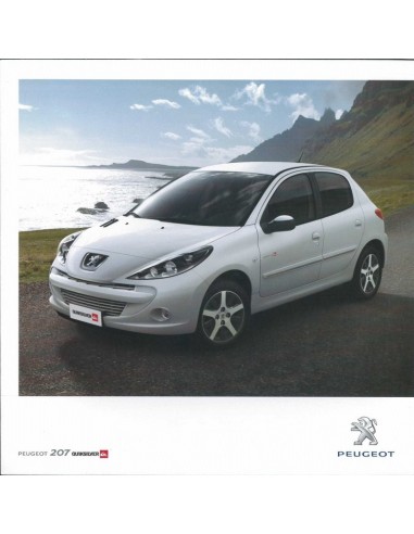 2011 PEUGEOT 207 QUICKSILVER BROCHURE PORTUGESISCH