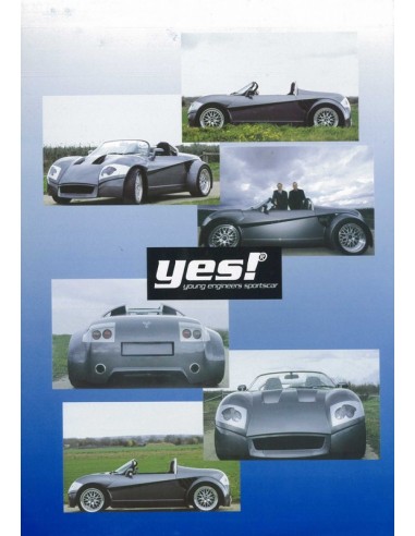 2001 YES! ROADSTER LEAFLET DUITS