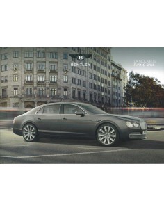 2013 BENTLEY CONTINENTAL FLYING SPUR BROCHURE FRANS