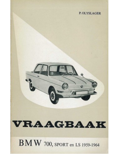 1959 - 1964 BMW 700 SPORT LS VRAAGBAAK NEDERLANDS