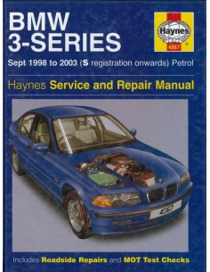 1998 - 2003 BMW 3 SERIE BENZINE HAYNES VRAAGBAAK ENGELS