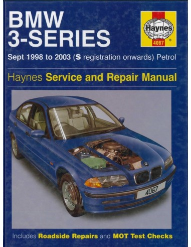 1998 - 2003 BMW 3 SERIE BENZINE HAYNES VRAAGBAAK ENGELS
