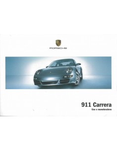 2005 PORSCHE 911 CARRERA INSTRUCTIEBOEKJE ITALIAANS
