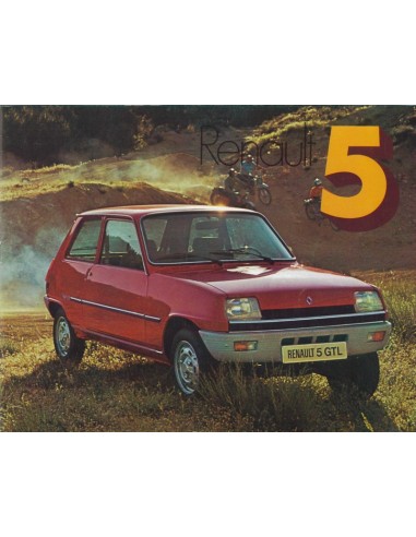 1975 RENAULT 5 BROCHURE SPAANS