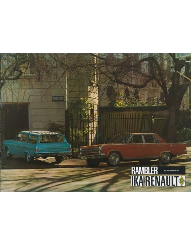 1966 IKA RENAULT RAMBLER BROCHURE SPAANS