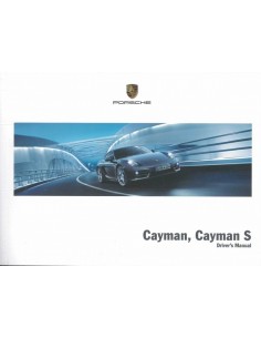 2013 PORSCHE CAYMAN & S INSTRUCTIEBOEKJE ENGELS