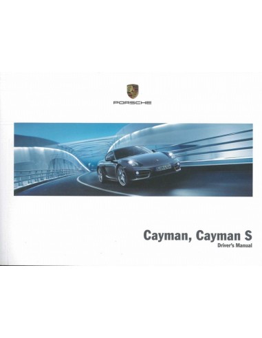 2013 PORSCHE CAYMAN & S INSTRUCTIEBOEKJE ENGELS