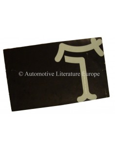 1964 DE TOMASO VALLELUNGA BROCHURE ITALIAANS