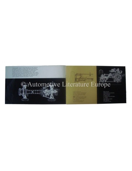 1964 DE TOMASO VALLELUNGA BROCHURE ITALIAANS