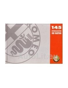 1998 ALFA ROMEO 145 INSTRUCTIEBOEKJE DUITS