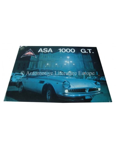 1965 ASA 1000 G.T. COUPE & SPIDER BROCHURE IT FR GB
