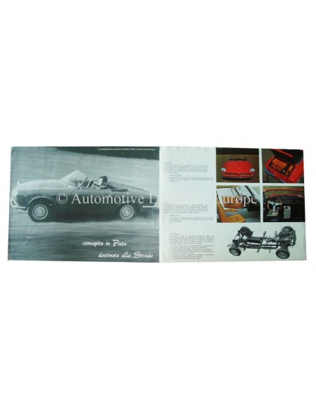 1965 ASA 1000 G.T. COUPE & SPIDER BROCHURE IT FR GB