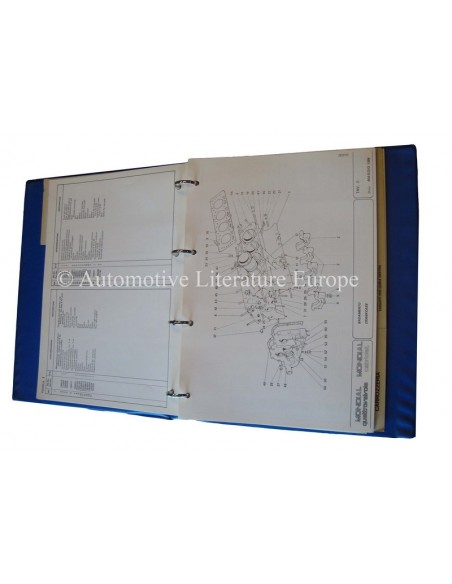 1981 1982 FERRARI MONDIAL QUATTROVALVOLE & CABRIOLET USA VERSIE ONDERDELENHANDBOEK