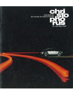 1987 PORSCHE CHRISTOPHORUS MAGAZINE 205 DUITS