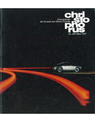 1987 PORSCHE CHRISTOPHORUS MAGAZINE 205 DUITS