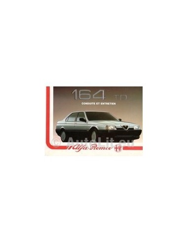 1988 ALFA ROMEO 164 TD INSTRUCTIEBOEKJE FRANS