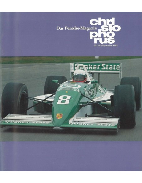 1989 PORSCHE CHRISTOPHORUS MAGAZINE 221 DUITS