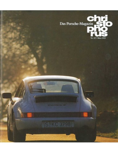 1989 PORSCHE CHRISTOPHORUS MAGAZINE 217 DUITS