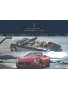2011 MASERATI GRANCABRIO SPORT INSTRUCTIEBOEKJE DUITS