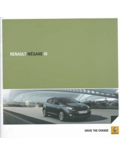 2012 RENAULT MEGANE III BROCHURE SPAANS (ARGENTINIË)