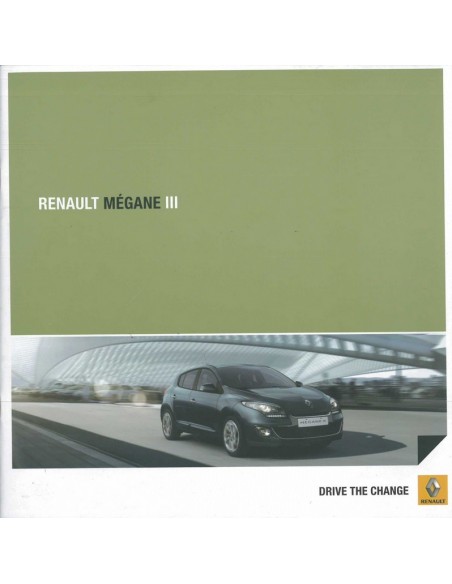 2012 RENAULT MEGANE III BROCHURE SPAANS (ARGENTINIË)
