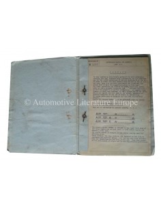 1963 MASERATI 3500 G.T. INSTRUCTIEBOEKJE ENGELS 2