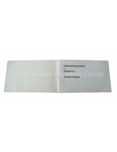 1969 MASERATI VERKOOP EN DEALERORGANISATIE HANDBOEK 2