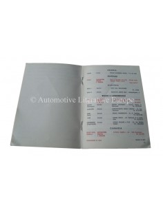 1970 MASERATI VERKOOP EN DEALERORGANISATIE HANDBOEK 2