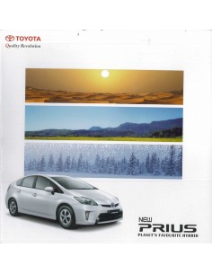 2014 TOYOTA PRIUS BROCHURE ENGELS (INDIA)