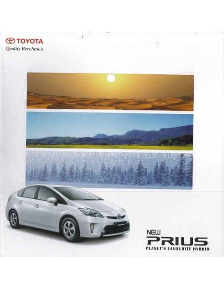 2014 TOYOTA PRIUS BROCHURE ENGELS (INDIA)