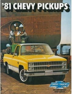 1981 CHEVROLET PICKUPS BROCHURE ENGELS