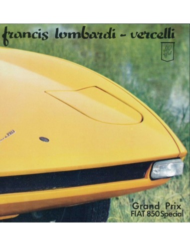 1969 FRANCIS LOMBARDI GRAND PRIX BROCHURE FRANS