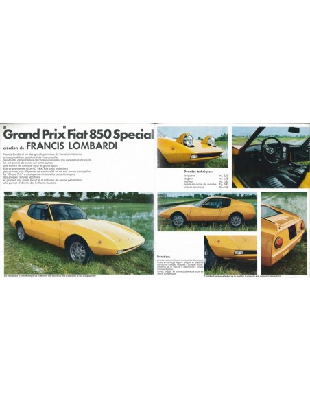 1969 FRANCIS LOMBARDI GRAND PRIX BROCHURE FRANS