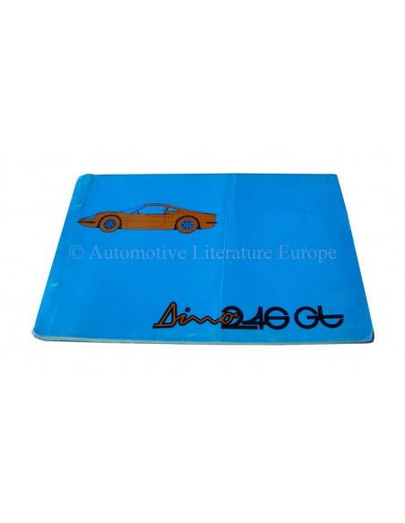 1970 FERRARI DINO 246GT ONDERDELENHANDBOEK 45/70