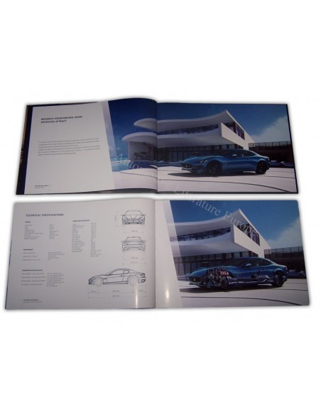 2015 MASERATI GRANTURISMO SPORT HARDCOVER BROCHURE ENGELS